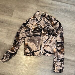 Stylish Camouflage Women's Jacket